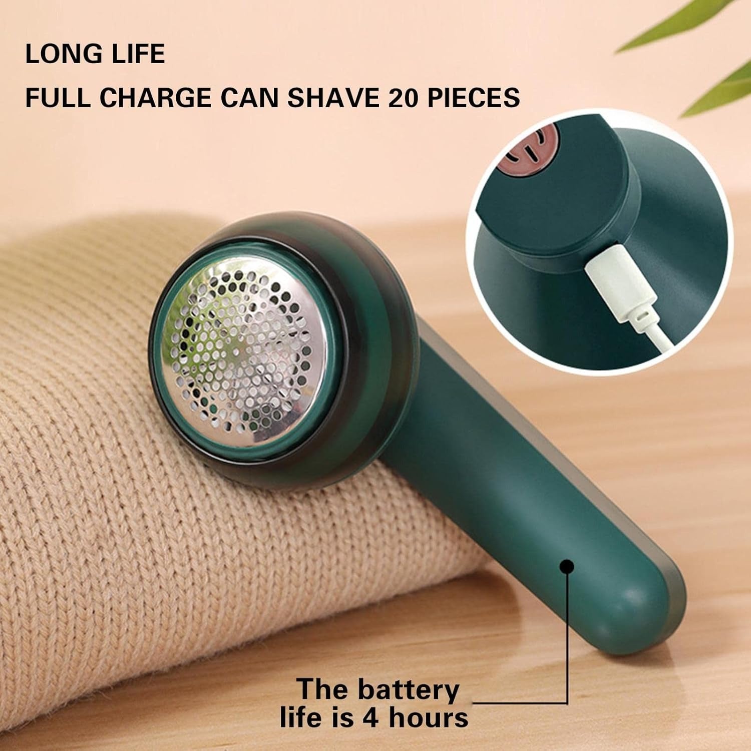 Electric Lint Remover – Rechargeable Fabric Shaver for Clothes