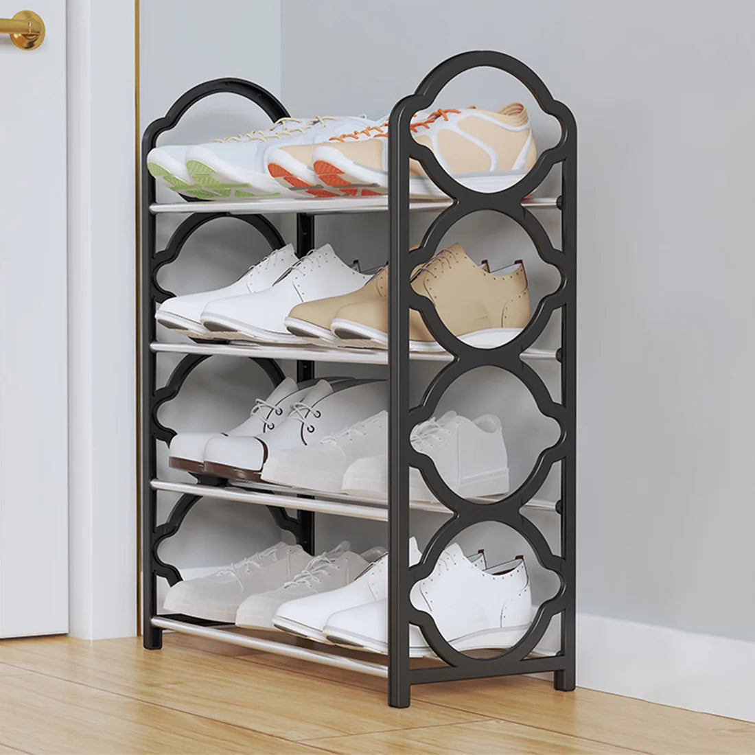 Non-Breakable Floor Standing Shoes Rack – 4 Layer Organizer