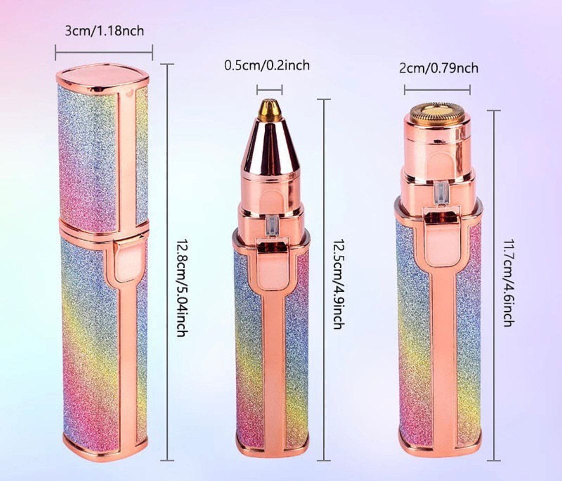 2 In 1 Rechargeable Electric Eyebrow Trimmer