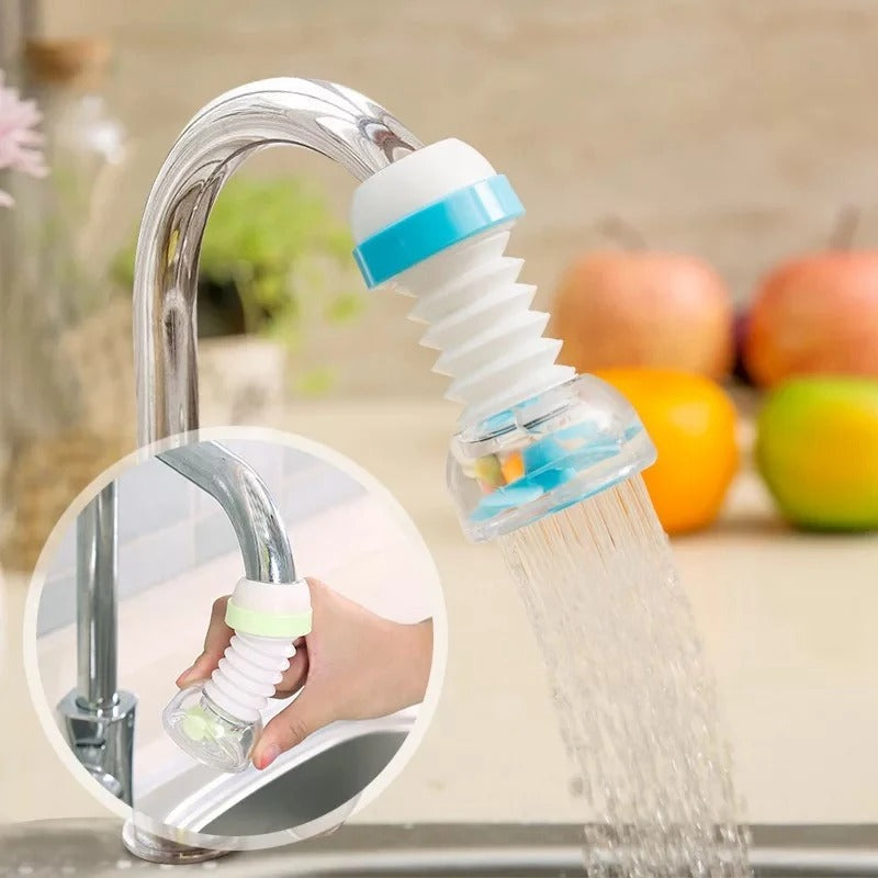 Kitchen Shower Splash Fan Faucet – 360° Rotatable High-Pressure Tap
