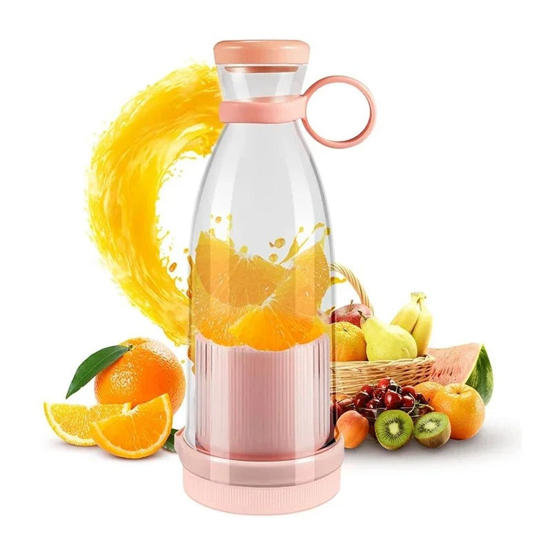 Portable 6 Blades Mini Bottle Juicer – Rechargeable Personal Blender