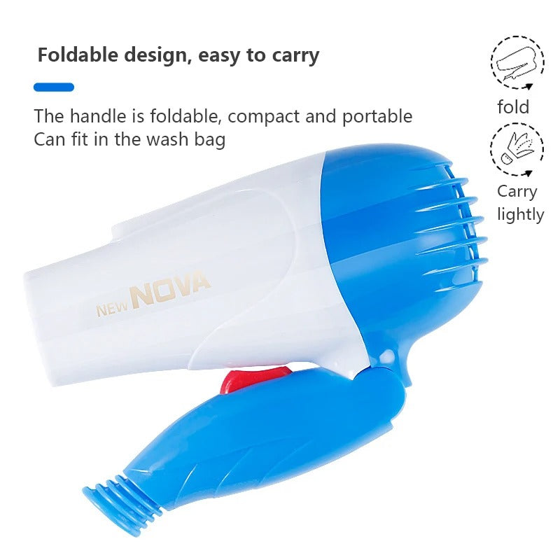Nova Foldable Hair Dryer – Compact & Powerful Hair Styling Tool