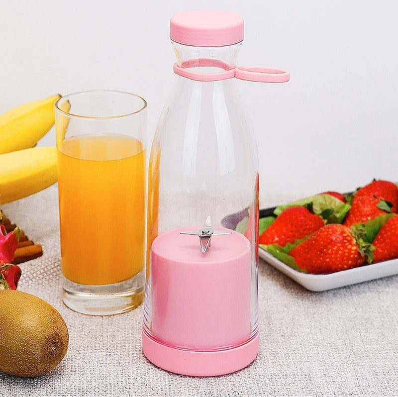 Portable 6 Blades Mini Bottle Juicer – Rechargeable Personal Blender